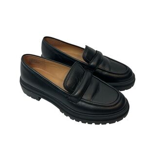Madewell Black Leather Loafers